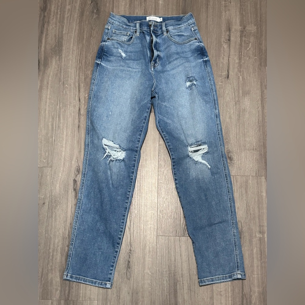 ❥𝒪𝒶𝓈𝒾𝓈 𝐛𝐲 𝐞𝐮𝐧𝐢𝐧𝐚: Distressed Straight Jeans - Picture 6 of 8